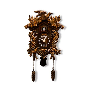 Reloj de pared Walplus marrón vintage de cuco péndulo pájaro 2 años de garantía - Imagen 1 de 7