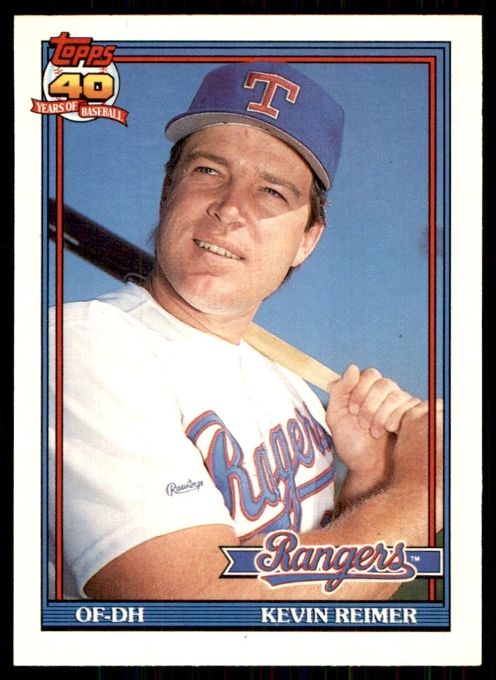 1991 O-Pee-Chee Kevin Reimer Texas Rangers #304 - Image 1 of 2