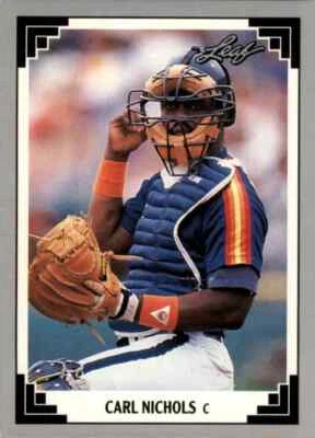 1991 Leaf Carl Nichols #217 - Image 1 of 2