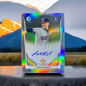 JOSH HADER - 2014 BOWMAN - CHROME PROSPECT AUTOGRAPHS REFRACTORS #BCAP-JHA (RC) - Picture 1 of 2