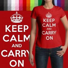 Keep Calm And Carry On Political British Wwii Poster Tee Womens Juniors T-Shirt