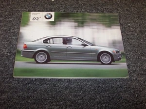 2002 BMW 320i 325i 325xi 330i 330xi 3-Series Owner Owner's Operator Manual xz - Picture 1 of 1