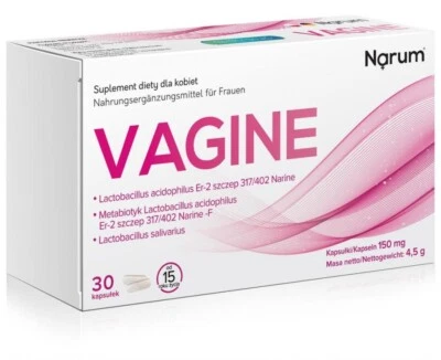 VITAWAY LLC Narum Vagine Lactobacillus Acidophilus 30 Kapseln Narine -vaginal.