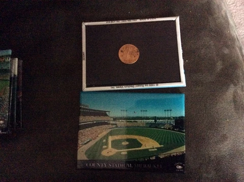 milwaukee brewers county Stadium magnet Cover