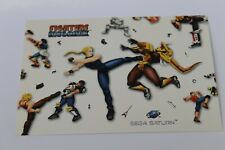 Tower Records Video Books Freecard Postcard Vtg Sega Saturn Fighters Megamix