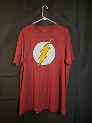Camiseta The Flash DC Comics TV Logo Granate Para Hombre Talla XL 46/48 Unisex Para Mujer Foto 1 de 4