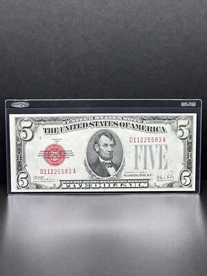 1928A - $5 DOLLARS BILL Very Nice Bill For Your Collection Nice Piece. - Image 1 of 4
