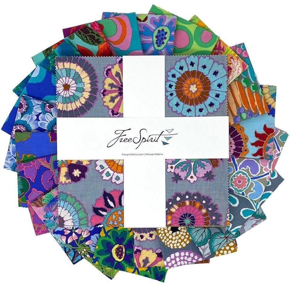 10" Layer Cake Kaffe Fassett February 2023 Lighter Cotton Fabric Precuts M536.32 - Image 1 of 1