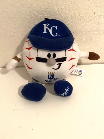 KC Royals Plush Stuffed Baseball w/ Hat 2015 Good Stuff Cover