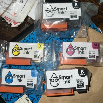 HP 902XL Smart Tintenpatrone Ersatz, 5er-Pack, Ablaufdatum 09-2026 - Bild 1 von 4