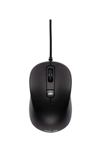 ASUS MU101C Wired Blue Ray Silent Mouse (Ambidextrous, 3200 dpi, Quiet) Black - Picture 1 of 2