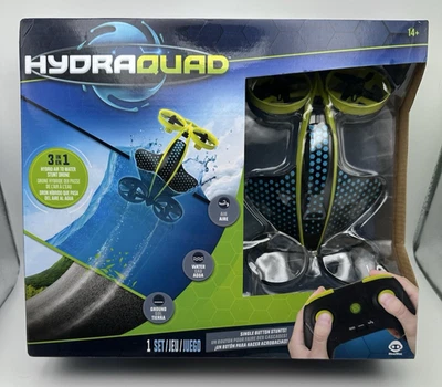 HydraQuad Remote Control Toy Race Ground Air & Water Stunt Drone Hovercraft NEW! - Image 1 of 4