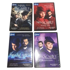 PBS Masterpiece Mystery! Miss Scarlet & the Duke DVD Series Season 1 2 3 4 1-4! - Picture 1 of 21