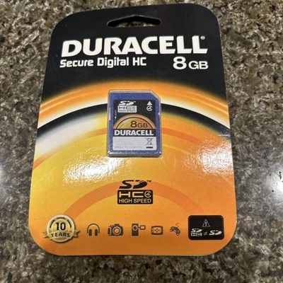 NEW Duracell 4GB SD Memory Card Secure Digital High Capacity Speed SDHC - Image 1 of 2