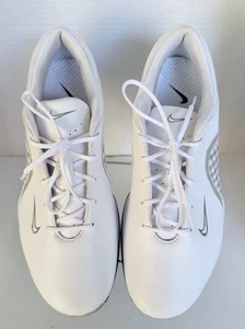 Scarpa da golf Nike Ace da donna taglia 9,5 bianca e grigia a scacchi a punta 418368-103 - Foto 1 di 10