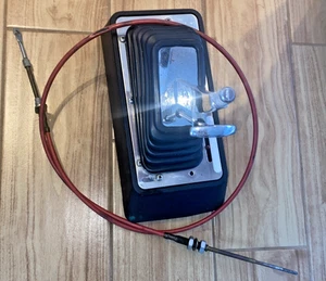 B&M RATCHET AUTOMATIC SHIFTER + CASE + CABLE EXCELLENT VINTAGE RACING! - Picture 1 of 6