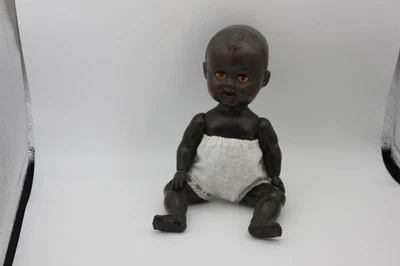 Black Hard Plastic OK KADER B 3510 1/2 1950s Doll Vintage toys - Image 1 of 3