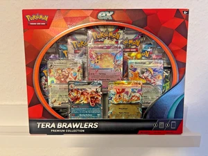 Tera Brawlers Premium Collection EX Pokemon EN NEU OVP Charizard - Bild 1 von 3