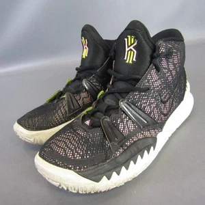 Nike Kyrie 7 Basketball Shoes Athletic Sneakers Black & Gold Size 5.5Y Boys - Picture 1 of 10