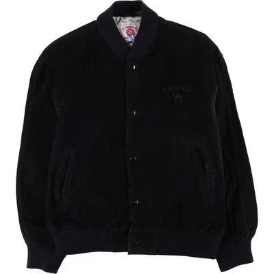 Vintage 90'S Camel suede leather jacket size L men's - Image 1 of 4