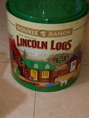 Lincoln Logs Lot Double T Ranch  COMPLETE 125 Pieces  - Image 1 of 4