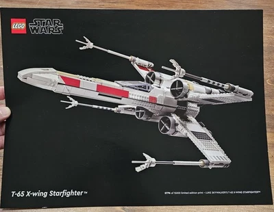 LEGO 5007908 Star Wars X-Wing Starfighter Print Art Poster Limited To 15000 - Image 1 of 4