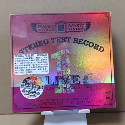 Western Electric Sound -STEREO TEST RECORD-西电录音 1号 HiFi -CD ABC Foto 1 de 2