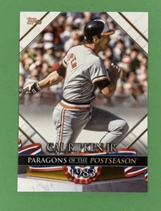 2022 Topps Update Paragons of the Postseason Cal Ripken Jr. Orioles PP-23 - Picture 1 of 2
