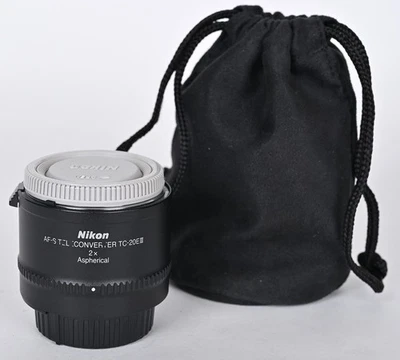 EX++ Nikon AF-S Teleconverter TC-20EIII 2X Aspherical Tele Converter Warranty - Image 1 of 4
