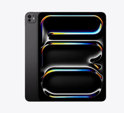 iPad Pro 13 Inch M4 256GB Black WiFi 2024 7th Generation Apple iPad Pro - Image 1 of 4