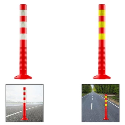 28"H Flexible PU Bollard Post for Traffic Sensitive Area Street lanes Hotels - Image 1 of 2