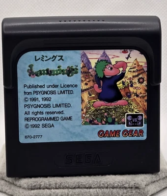 Lemmings (Sega Game Gear, 1992) Game Cartridge Only – Tested & Working - Image 1 of 2