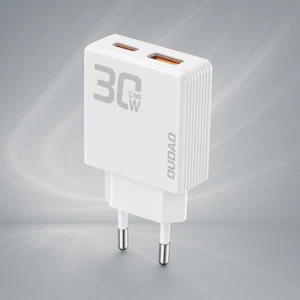 Schnell Ladegerät GAN USB-A USB-C Netzteil Adapter Handy 30W Mehrfach Stecker - Bild 1 von 7