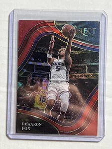 De'Aaron Fox #290 2021-22 Select Courtside Red Wave PRIZM Sacramento Kings Card - Picture 1 of 2