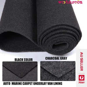 Colorfast Felt Carpet Lining Boat Car Trunk Floor Underlay Underfelt Replacement - Picture 1 of 22
