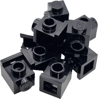 LEGO Nr-407026 Grundbaustein 1x1 Konverter Noppen Stein schwarz  / 10 Stück - Bild 1 von 2