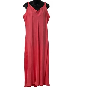 NEW J. CREW Size 22 NEON FUCHSIA LUSTER GWYNETH SLIP DRESS Maxi HOCO Festival - Picture 1 of 13