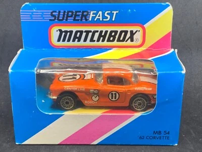 Matchbox MB 54 62 Corvette (Macau) - Orange - Image 1 of 4