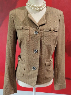 Cabi рабочие манжеты хлопок смесь кардиган блейзер куртка размер S - Изображение 1 из 4