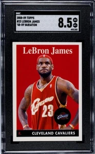 2008-09 Topps - #23 LeBron James - 1958-59 Variation - Graded SGC 8.5 NM-MT+ - Bild 1 von 2
