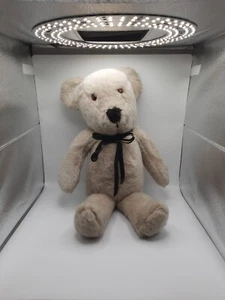 English 18 In Teddy Bear By Alresford Crafts Ltd. Beige With Brown Safety Eyes - Picture 1 of 6