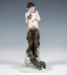 ROSENTHAL FIGUR FAUN KROKODIL CROCODILE LIEBERMANN  MNR: K394 H:35 CM UM 1923 - Bild 1 von 6