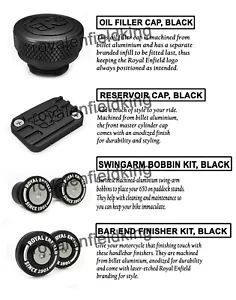 Genuine Royal Enfield GT & Interceptor 650cc Accessories 4 PCS Combo CP 18 - Picture 1 of 7