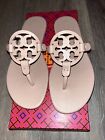 Tory Burch Miller Soft Women's Leather Memory Foam Thong Sandals Size 6.5 New