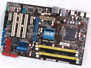 ASUS P5QL PRO Hauptplatine, LGA 775 Sockel, Intel P43 Chipse, DDR2 Speicher ATX - Bild 1 von 4