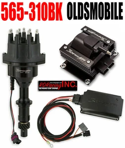 Holley 565 310BK Sniper EFI HyperSpark Distributor Kit Oldsmobile COMBO IN BLACK - Bild 1 von 1