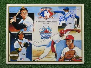 FERGIE JENKINS CHICAGO CUBS SIGNED 8.5 x 11 UPPER DECK Heroes of Baseball PHOTO - Bild 1 von 3