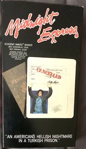 Midnight Express (1978) VHS - Oliver Stone, Brad Davis, Bill Hayes - 1989 Rare👀 - Picture 1 of 2