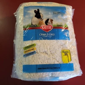 New Kaytee Clean & Cozy White Small Animal Pet Bedding|Originally 49.2L - Picture 1 of 5