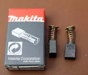 Makita ~ PART # 1919381 191938-1 ~ 6434081 ~ Carbon Motor Brush Set ~ NOS - Picture 1 of 3